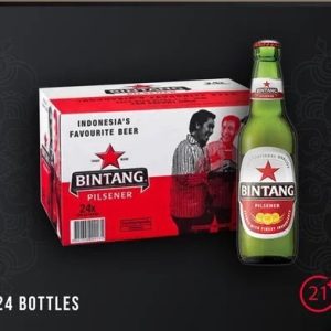 Bintang Pilsener Pint 330ml (24 Bottles)