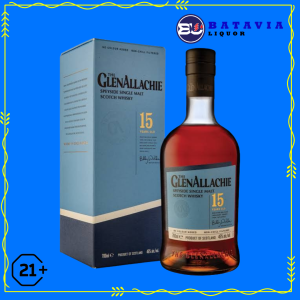 GlenAllachie 15 Year Old Single Malt 700ml Speyside Scotch Whisky bottle